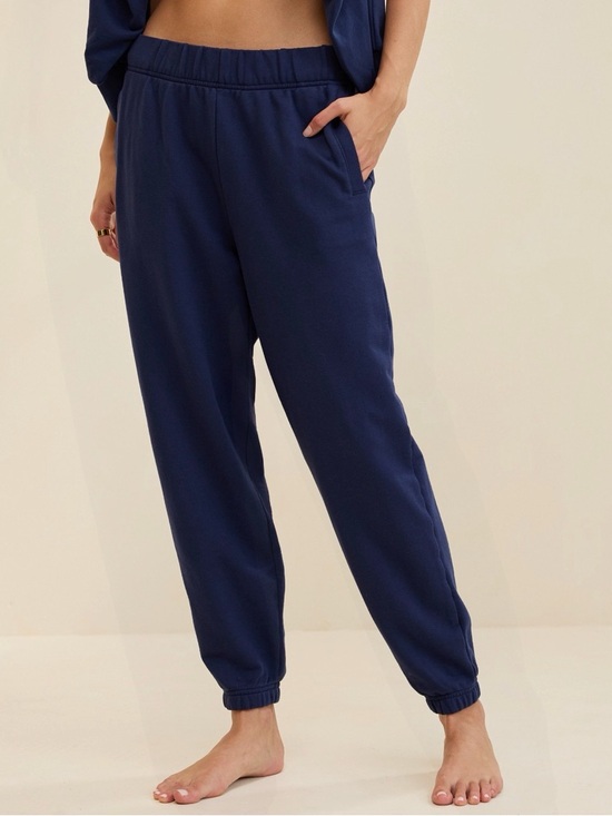 aerie Pants - Aerie Navy Women's Elastic Waist Jogger Pants